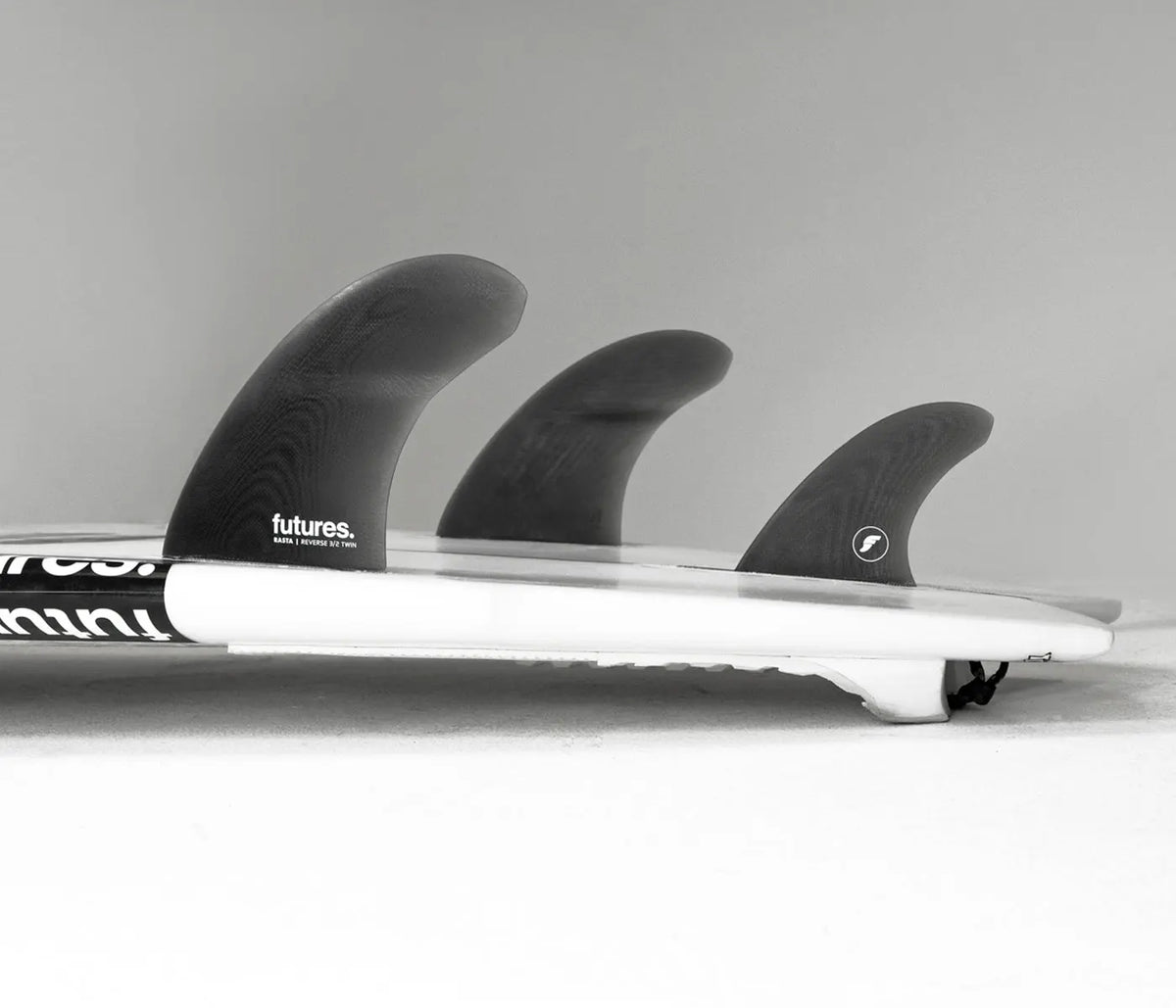 סט חרבות FUTURES Rasta 3/2 Reverse Twin +1 Fiberglass Smoke