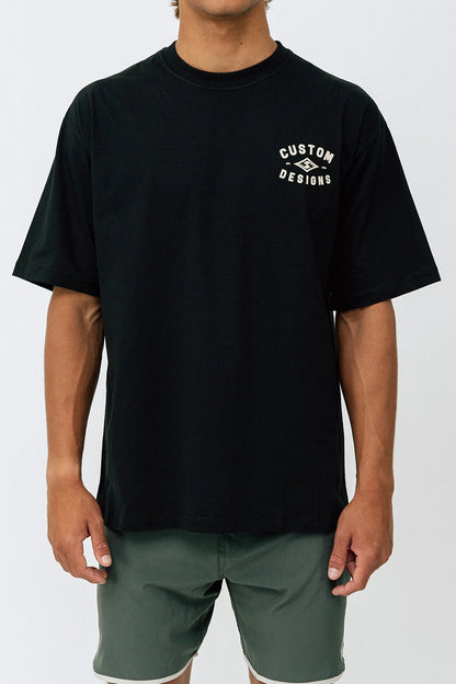 Silver Custom - Oversized T - Shirt - Black