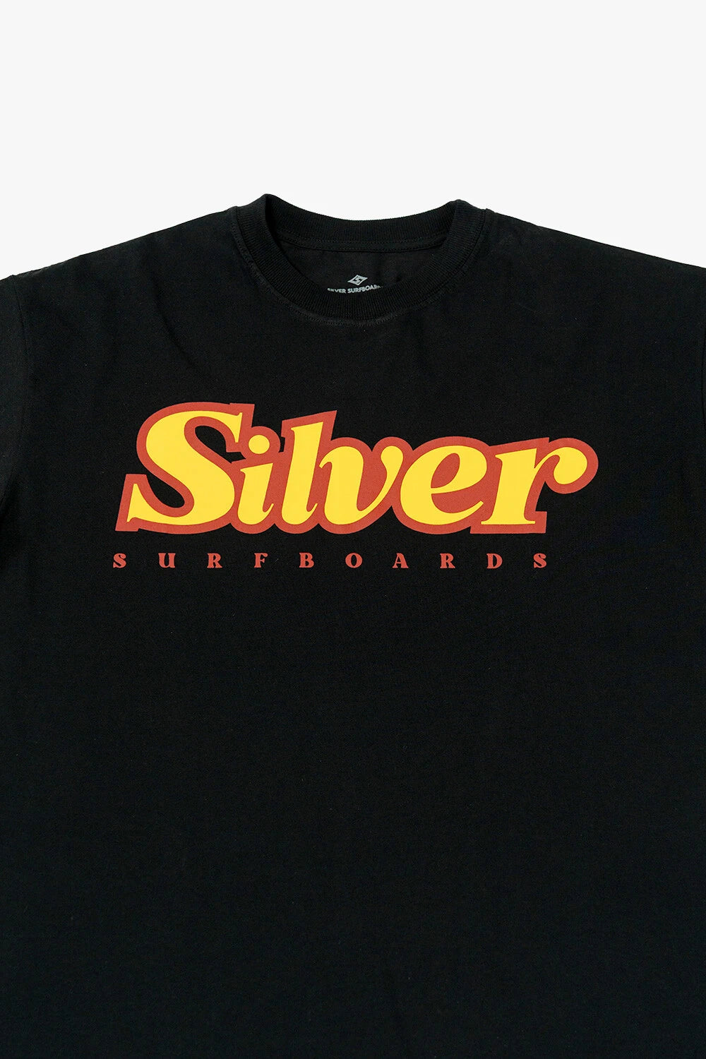 Silver Escrito Over Oversized T-Shirt – Black color