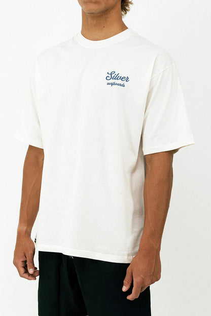 Silver Blessed - Oversized T - Shirt - Off White