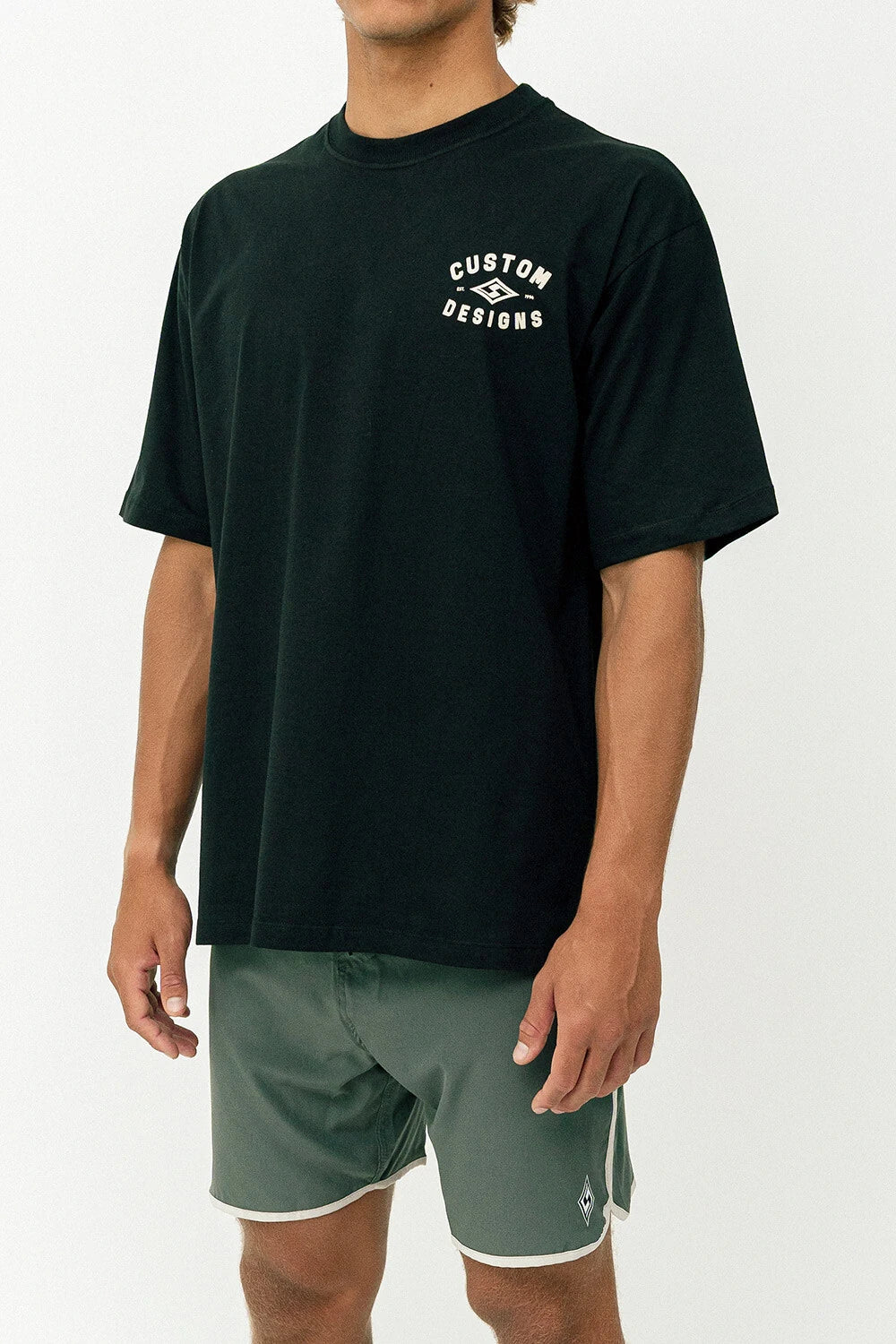 Silver Custom - Oversized T - Shirt - Black