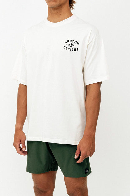 Silver Custom - Oversized T - Shirt - Off White