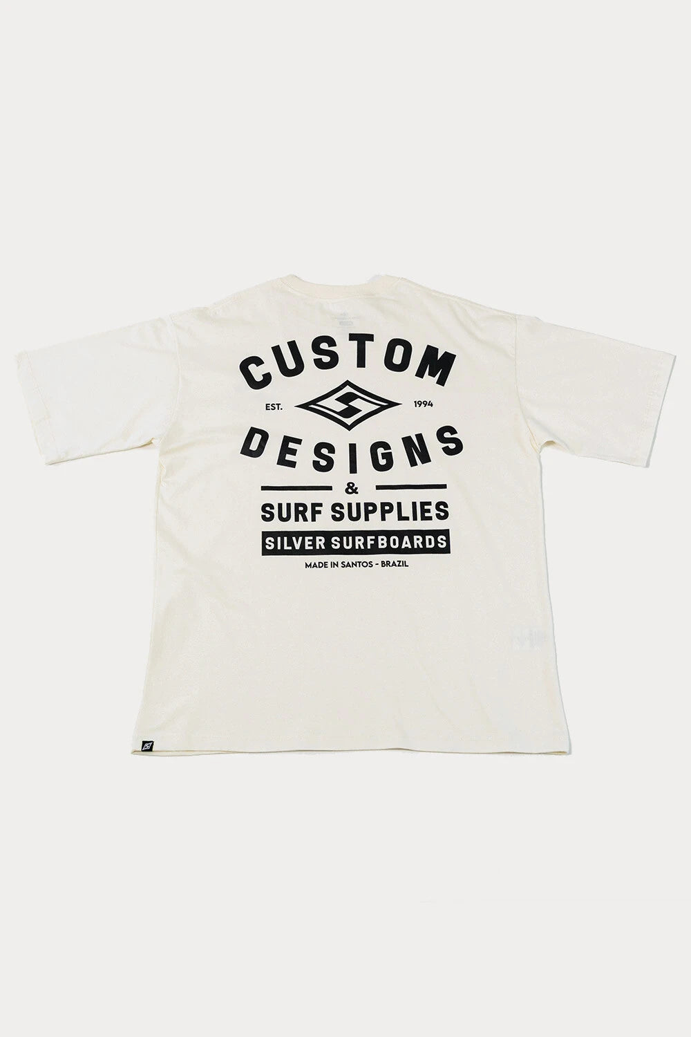 Silver Custom - Oversized T - Shirt - Off White