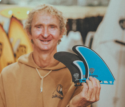 סט חרבות FUTURES Mark Richards Twin +1 Fiberglass Blue/White/Black