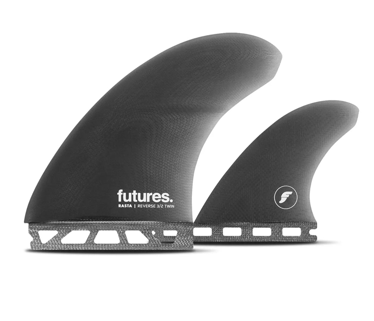 סט חרבות FUTURES Rasta 3/2 Reverse Twin +1 Fiberglass Smoke