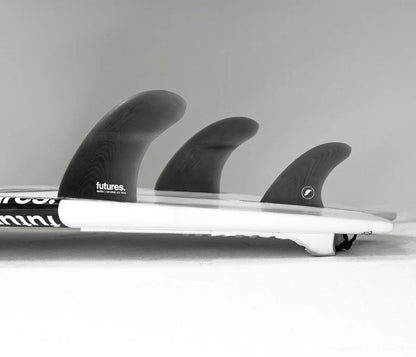סט חרבות FUTURES Rasta 3/2 Reverse Twin +1 Fiberglass Smoke