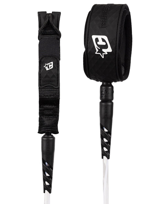 ליש CREATURES Reliance 2.0 Medium Duty 6ft Clear White Twist Black