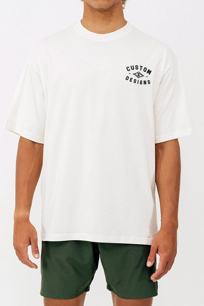 Silver Custom - Oversized T - Shirt - Off White