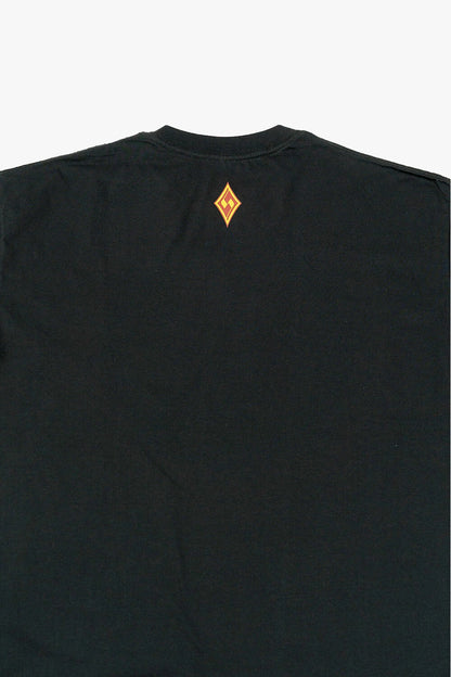 Silver Escrito Over Oversized T-Shirt – Black color