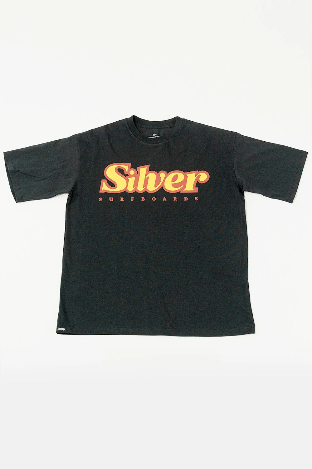 Silver Escrito Over Oversized T-Shirt – Black color