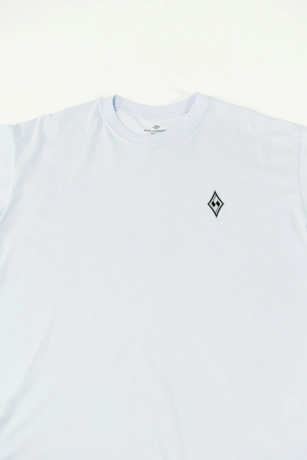 Silver Mini Logo - Oversized T - Shirt - White