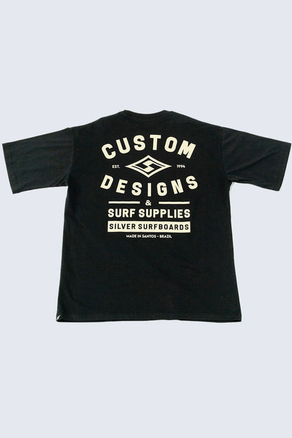 Silver Custom - Oversized T - Shirt - Black
