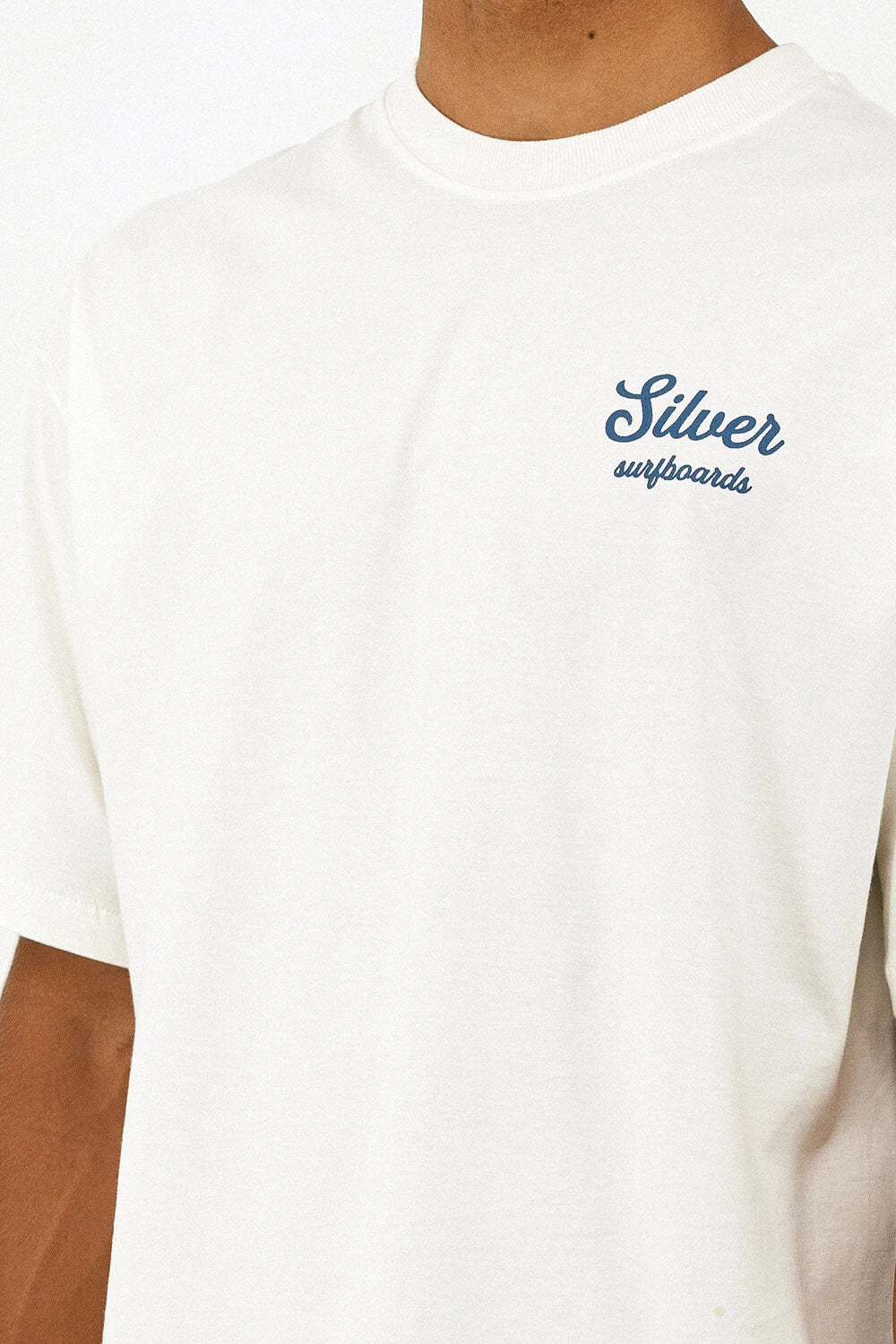 Silver Blessed - Oversized T - Shirt - Off White